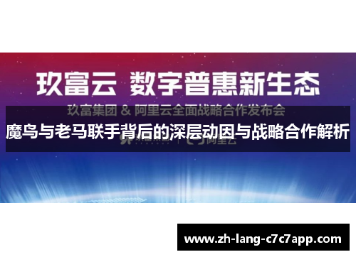 魔鸟与老马联手背后的深层动因与战略合作解析